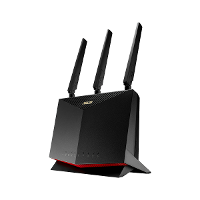 Asus 4G AC86U AC2600 Cat. 12 Router Geïntegreerd modem: UMTS, LTE 2.4 GHz, 5 GHz 600 MBit/s