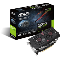 Videokaart Asus Nvidia Geforce Gtx1060 Overclocked 9 Gb Gddr5 Ram Pcie X16 Hdmi, Dvi, Displayport
