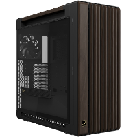 ASUS ProArt PA602 Wood Edition Retro Brown   Tempered Glass Panel big tower behuizing