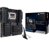 ASUS Pro WS WRX80E SAGE SE WIFI II moederbord RAID, 2x 10Gb LAN, WLAN 6E, BT 5.1, Sound, EEB