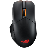 ASUS ROG Chakram X Origin gaming muis 100   36,000 dpi, USB 2.0, Bluetooth, 2,4 GHz, RGB leds
