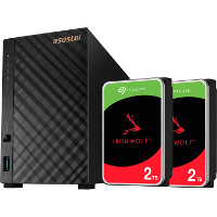 Asustor Drivestor 2 Lite +2x Seag 2TB