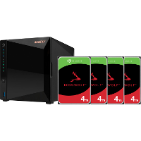 Asustor Drivestor 4 Pro Gen2 incl. 2X Seagate IronWolf 4 TB harde schijf nas LAN, USB