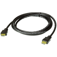 ATEN 2L 7D01H Hogesnelheids HDMI Kabel met Ethernet, zwart, 1 m