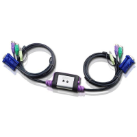 KVM Switch PS/2 met audio ondersteuning