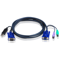 USB KVM Kabel HDB & PS/2 3m