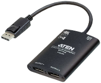 ATEN VS92DP DisplayPort splitter 3840 x 2160 Pixel Zwart