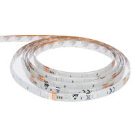 LED Strip met afstand bediening   300 cm   op netstroom   gekleurde of witte lampjes