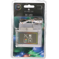 LED Strip multi kleuren   100 cm   op batterijen   30 LED