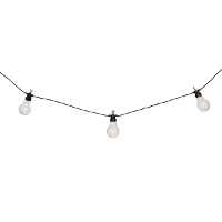 Atmosphera Solar tuin feestlampjes snoer   kunststof   transparant   490 cm   buiten   Led licht