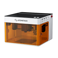 AtomStack P1 5W Diode Laser Graveermachine Draagbare Dubbele Motor Aandrijving 10000mm/min 110*110mm Werkgebied 0.1Mm Ho