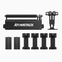 Atomstack Upgraded R3 Pro Roterende rol met scheidbare steunmodule en uitbreidingstorens
