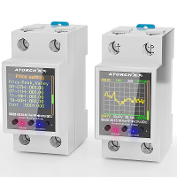 1P Tuya AC50 320V Smart Life Din Rail WIFI Slimme Energiemeter Timer Stroomverbruiksmonitor KWh meter Wattmeter 100A 50/