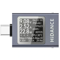 ATORCH HDC 085C DC 4.5 50V 0 12A PD3.1 DC Voltage Amperemeter Vermogensmeter Multifunctionele Digitale Display Type c Te