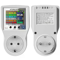 ATORCH S1BWP WiFi Slimmeetstekker AC85 265V 16A Vermogensmonitor Tuya App Afstandsbediening Bluetooth ondersteund