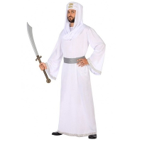 1001 Nacht Arabier verkleedpak/kostuum   voor heren   wit   carnavalskleding
