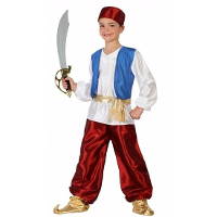 Atosa 1001 nacht Arabische strijder Badir   verkleedkleding kostuum   jongens   sultan   arabier