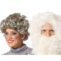 Carnaval/verkleed party bril Opa/Oma/Kerstman/Sinterklaas   volwassenen