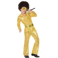 Disco verkleedset / carnaval glitter kostuum voor jongens   carnavalskleding