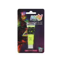 Atosa grimeer schmink   Glow in the Dark   neon geel   14 gram   carnaval/verkleed thema