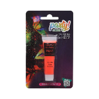 Atosa grimeer schmink   Glow in the Dark   neon oranje   14 gram   carnaval/verkleed thema