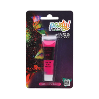 Atosa grimeer schmink   Glow in the Dark   neon roze   14 gram   carnaval/verkleed thema