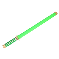 Ninja vechters zwaard   verkleed wapen   groen   65 cm   speelgoed zwaarden