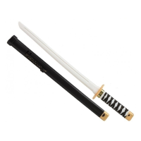 Ninja vechters zwaard   verkleed wapen   zwart   65 cm   speelgoed zwaarden
