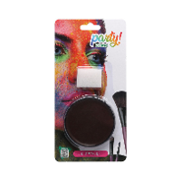 Atosa OIL grimeer schmink met sponsje   bruin   6 gram   carnaval/verkleed thema