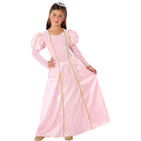 Atosa Prinsessen verkleed jurk   roze   luxe prinsessenjurk   voor kinderen