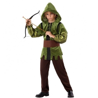 Robin Hood kostuum 3 delig   voor kinderen   Verkleedkleding   Carnaval   groen