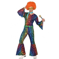 Seventies/disco verkleedkleding   heren   jaren 70 kostuum   70s Carnavalskleding