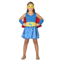 Supergirl verkleedjurkje   polyester   meisjes   verkleedkleding kinderen
