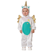Verkleed set voor peuters   eenhoorn   wit   2 delig   carnaval verkleedkleding
