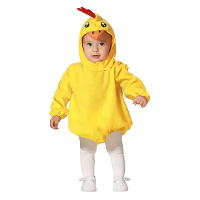 Verkleed set voor peuters   kuikentje   geel   2 delig   carnaval verkleedkleding