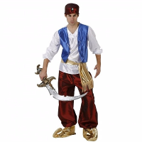Atosa verkleedkleding kostuum   Arabier/1001 nacht   heren   Aladin   compleet