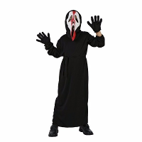 Verkleedkleding pak Spook   voor kinderen   Halloween kostuum   zwart   met masker