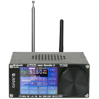 ATS25 max decoder Ⅱ Verbeterde radiodecoder met geavanceerde bluetooth 4000mAh batterij Superior Audio Spectrum Scanning