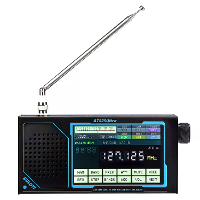 ATS25 Ultra Bluetooth Radioontvanger Brede Frequentie Dekking 118 214 MHz FM LW MW SW SSB Luchtband Multi Mode Decoderin