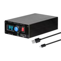 ATU 100 0A 1.8 55MHz Mini Automatische Antenne Tuner 0,91 inch OLED Display Aluminium Legering Behuizing met 1600MAh Bat
