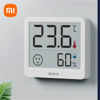 2X Xiaomi Duka THmini Elektronische Temperatuur  en Vochtigheidsmeter Hoge Precisie Verticale Babykamer Thermometer Digi