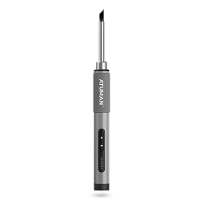 AtuMan EI2 Draagbare Soldeerbout 72W 9 24V DC 5525 Snelle Verhitting LED indicator Temperatuurregeling 300 400°C Lichtge