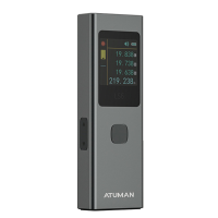 ATUMAN LS6 Laser afstandsmeter 40m bereik Meetinstrument 300mAh batterij TFT kleurendisplay 17+ functies Hoge nauwkeurig