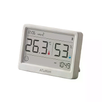 AtuMan TH2 Vochtigheidsthermometer Bluetooth Klok Inkt Scherm Kleine Grootte 0°C 60°C 30 seconden snelle verversing Nauw