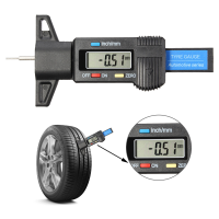 Audew 0 25.4Mm LCD Digitale Voertuig Banden Loopvlak Dieptemeter Meten Remklauw Band Reparatie Tools