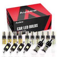 Audew 16PCS T10 C5W T15/912/921 LED Canbus Autodak Interieurkaartverlichting Kentekenplaatlamp