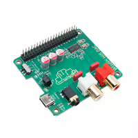 Audio kaartuitbreidingsbord voor Raspberry Pi PCM5122 Audio 3,5 RCA verguld vermogen geluidsreductie externe voeding