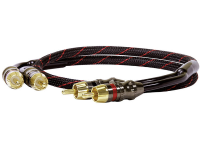Audio Verbindingskabel [2x Cinch stekker   2x Cinch stekker] 0.75 M Zwart, Rood Dynavox