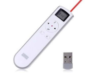 August LP315W Radiografische presenter Incl. Laserpointer, GeÃ¯ntegreerd display