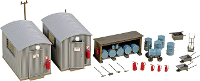 Auhagen 11478 H0 Golfplaatschuur oliemagazijn